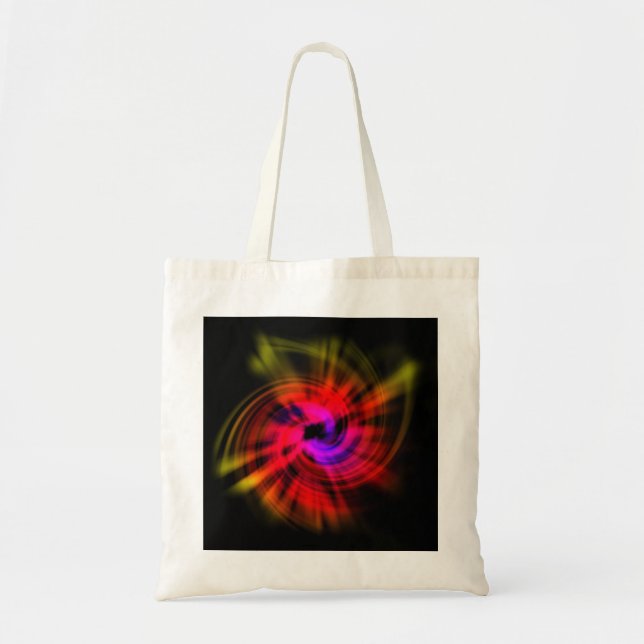 Tote Bag Totes Twirl Abstraites colorées (Devant)