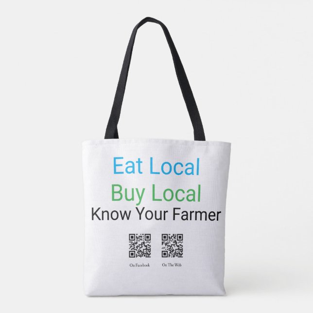 Tote Bag Totez vos produits fermiers frais ! (Dos)