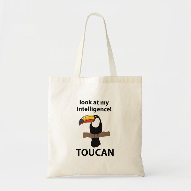 Tote Bag Toucan Toco Oiseau Drôle  (Devant)