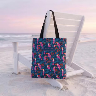Tote Bag Toucans roses ludiques et vifs