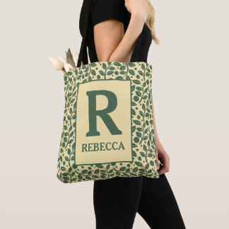 Tote Bag Touche personnalisée de la nature feuilletée