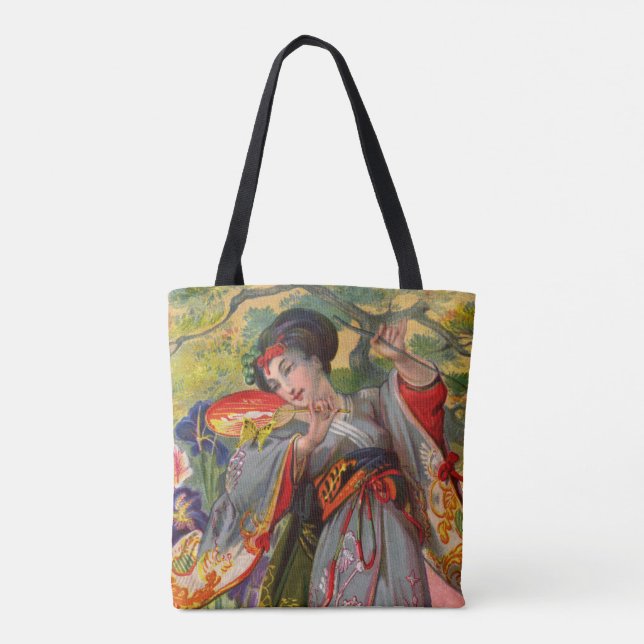 Tote Bag Toucher de papillon (Dos)