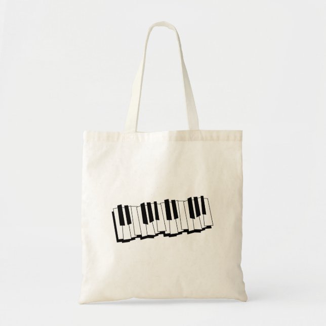 Tote Bag Touches de piano (Devant)