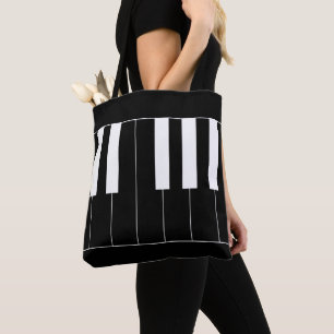 Tote Bag Touches de piano inversées
