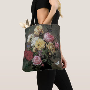 Tote Bag Toujours la vie avec des fleurs dans Vase par Olaf