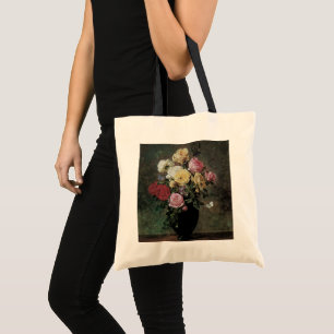 Tote Bag Toujours la vie avec des fleurs dans Vase par Olaf