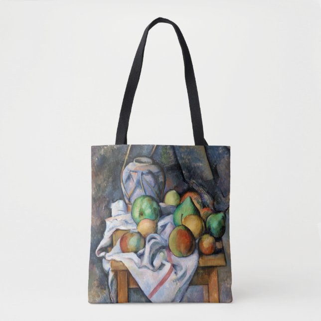 Tote Bag Toujours la vie avec les fruits, Paul Cezanne (Devant)