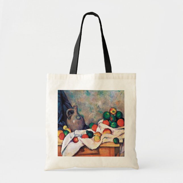Tote Bag Toujours la vie avec les fruits, Paul Cezanne (Devant)