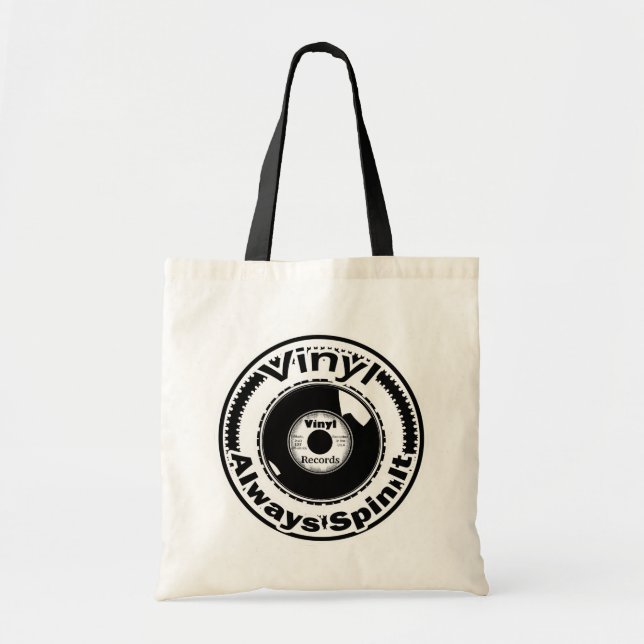 Tote Bag Toujours le filer VINYL (Devant)