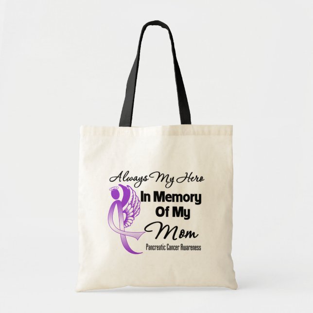 Tote Bag Toujours Mon Héros En Mémoire Maman - Cancer Pancr (Devant)