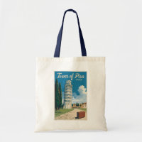 Tour de Pise Italie Voyage Art Vintage