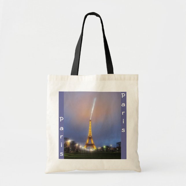 Tote Bag Tour Eiffel À Dusk (Devant)