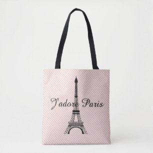 Tote Bag Tour Eiffel J'adore Paris
