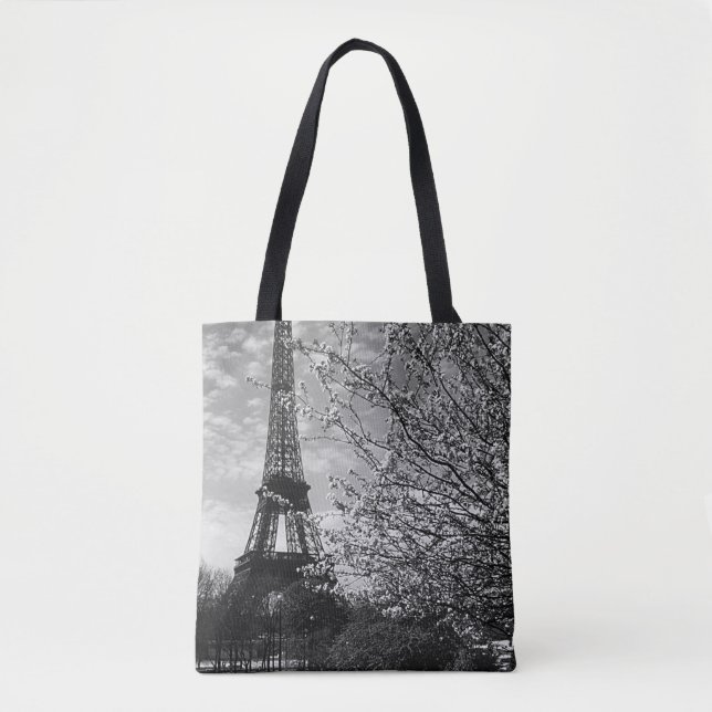 Tote Bag Tour Eiffel Paris vintage (Devant)