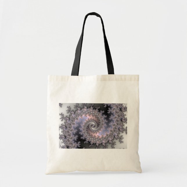Tote Bag Tourbillon de glace - Fractal (Devant)