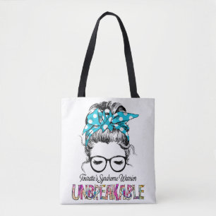 Tote Bag Tourette's Syndrome Awareness Ribbon Support Cadea