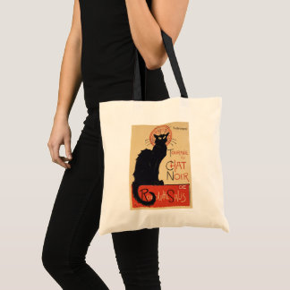 Tote Bag Tournée du Chat Noir Vintage Black Cat Art Nouveau