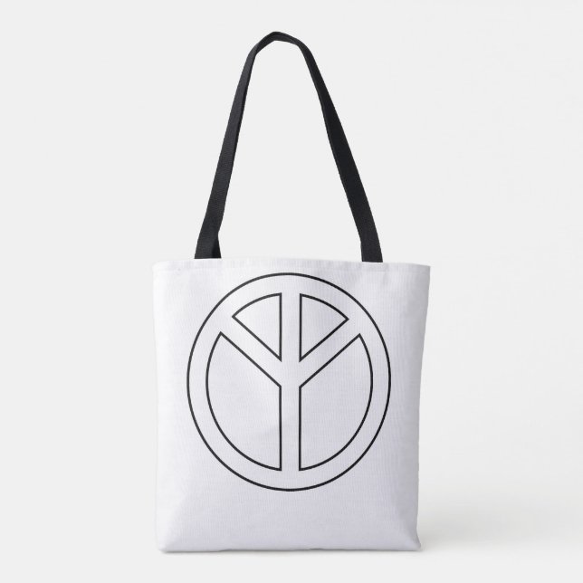 Tote Bag Tourner la paix (Dos)
