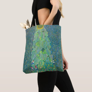 Tote Bag Tournesol de Klimt, Fleurs Vintage Art Nouveau