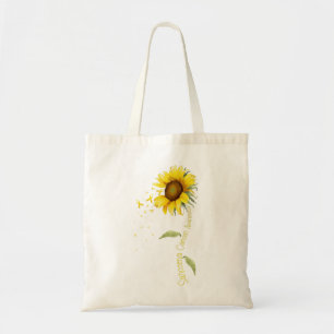 Tote Bag Tournesol de sensibilisation au cancer du sarcome