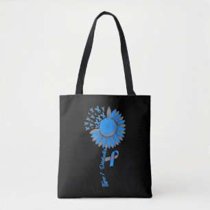 Tote Bag Tournesol diabétique de type 1 Sensibilisation au 