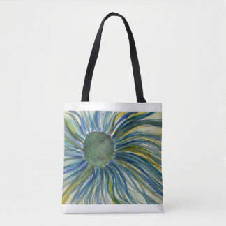 Tote Bag Tournesol en bleu