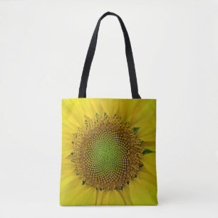 Tote Bag Tournesol et graines, Spirale, Ratio doré