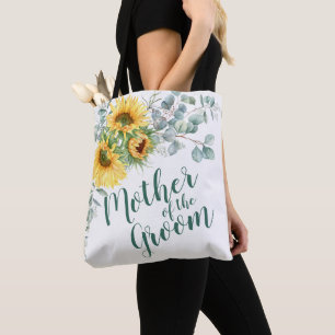 Tote Bag Tournesol Eucalyptus Rustique Mère de la chambre