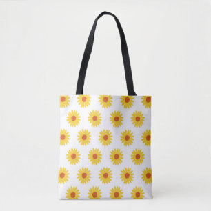 Tote Bag Tournesol Jaune Joli Rétro Y2K Motif