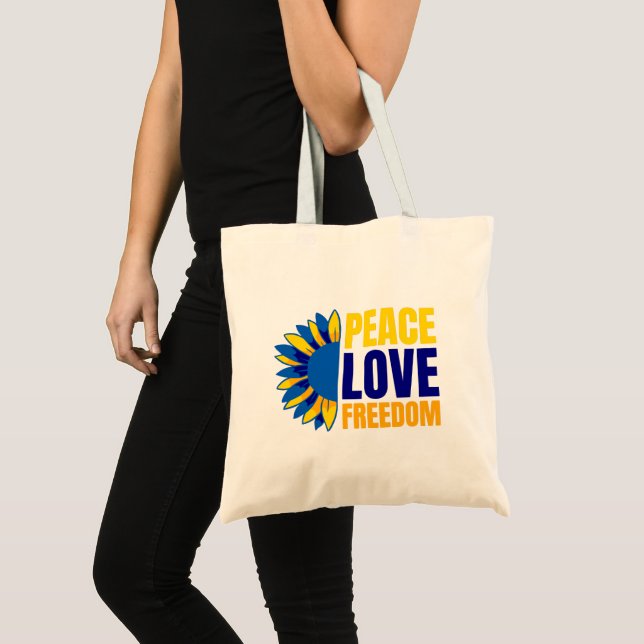 Tote Bag Tournesol ukrainien - Soutien Ukraine (Devant (produit))