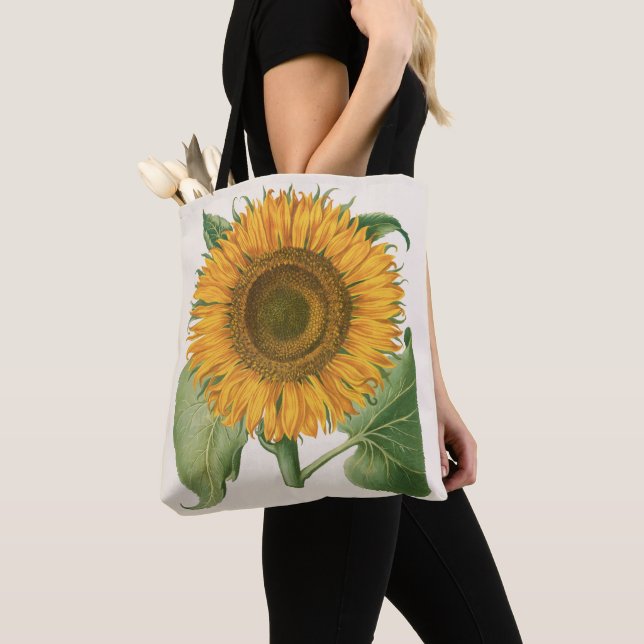 Tote Bag Tournesol Vintage par Basilius Besler (De près)