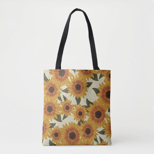 Tote Bag Tournesols d'été (Devant)