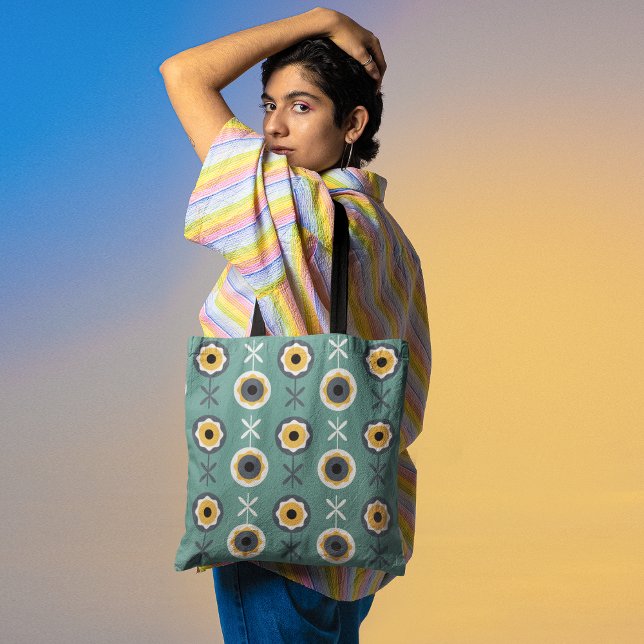 Tote Bag Tournesols rétro (Créateur téléchargé)