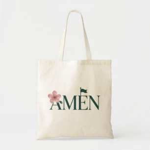 Tote Bag Tournoi de golf rose Amen Golf Fête d'anniversaire