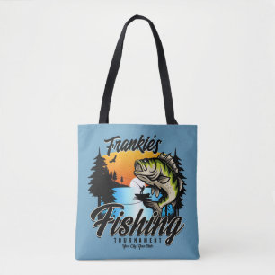 Tote Bag Tournoi de pêche personnalisé Truite pêcheur