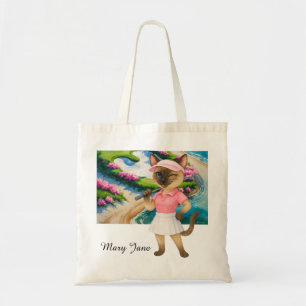 Tote Bag Tournoi féminin de golf pour Amoureux de les chats