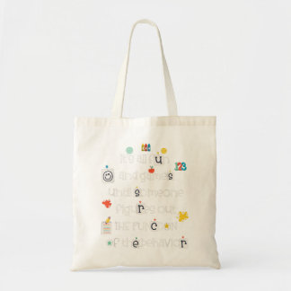Tote Bag Tous les amusants et jeux Fonction du comportement