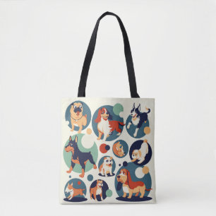 Tote Bag Tous les chiens Fourre-tout