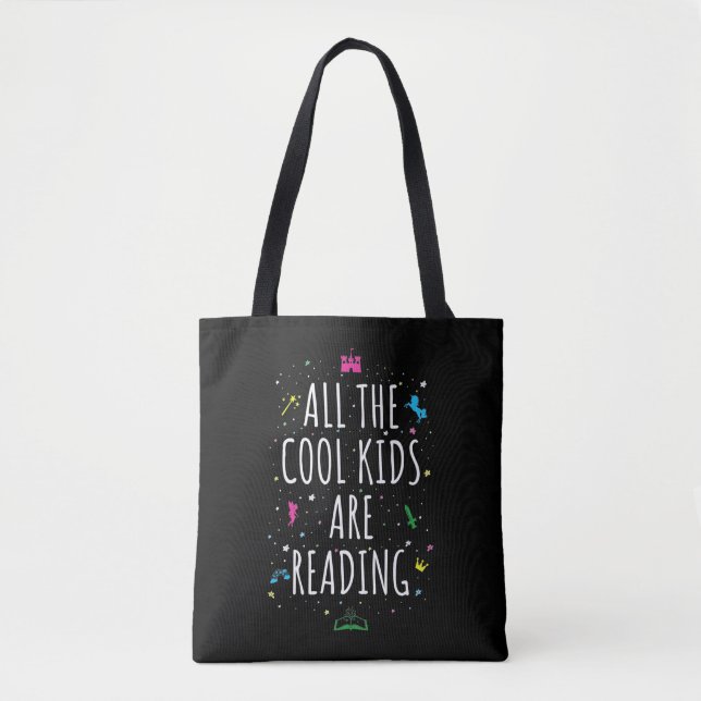 Tote Bag Tous Les Enfants Cool Lisent I (Devant)