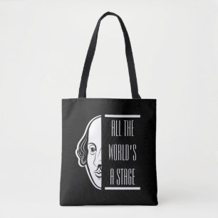 Tote Bag Tous les Mondes d'A Stage Shakespeare Citer Thespi