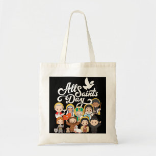 Tote Bag Tous les Saints Day Enfants catholiques St Francis