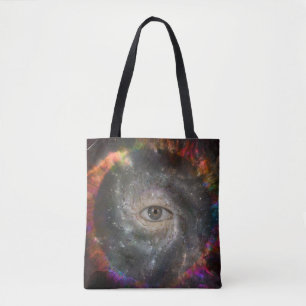 Tote Bag Tous voir l'oeil dans l'espace