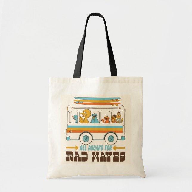 Tote Bag Tout à bord pour les vagues (Devant)