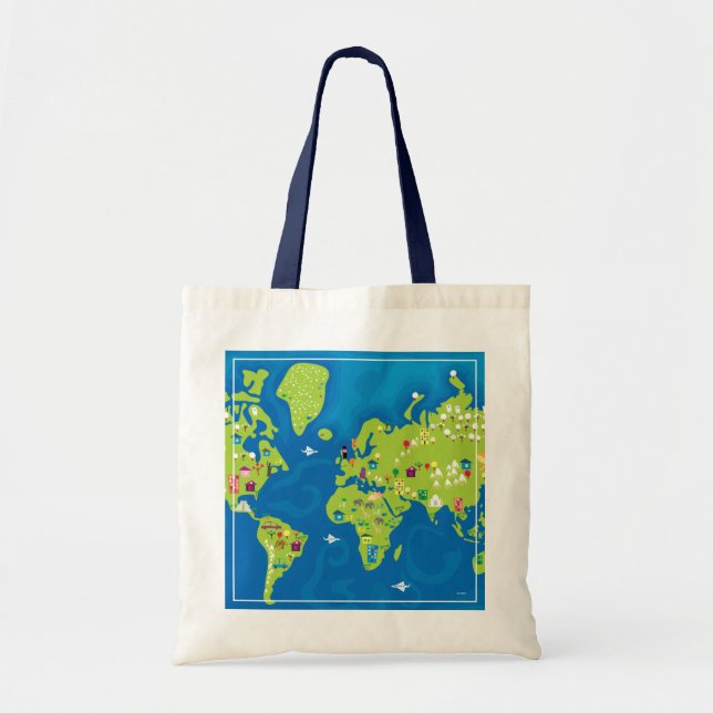 Tote Bag Tout autour du monde (Devant)