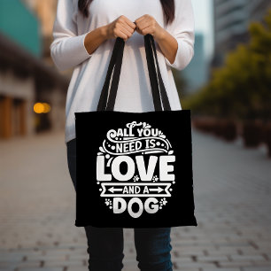Tote Bag Tout Ce Dont Vous Avez Besoin, C'Est De L'Amour Et