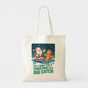 Tote Bag Tout ce que je veux pour Noël est une grosse prise