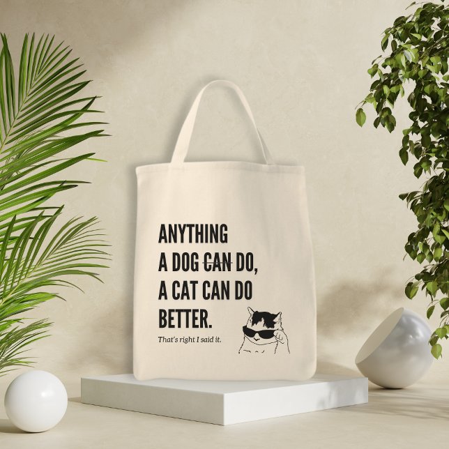 Tote Bag Tout ce qu'un chien peut faire Drôle Citation avec (Créateur téléchargé)