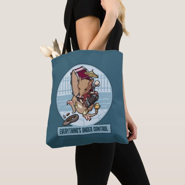 Tote Bag Tout est sous contrôle Bandicoot One Man Band (De près)