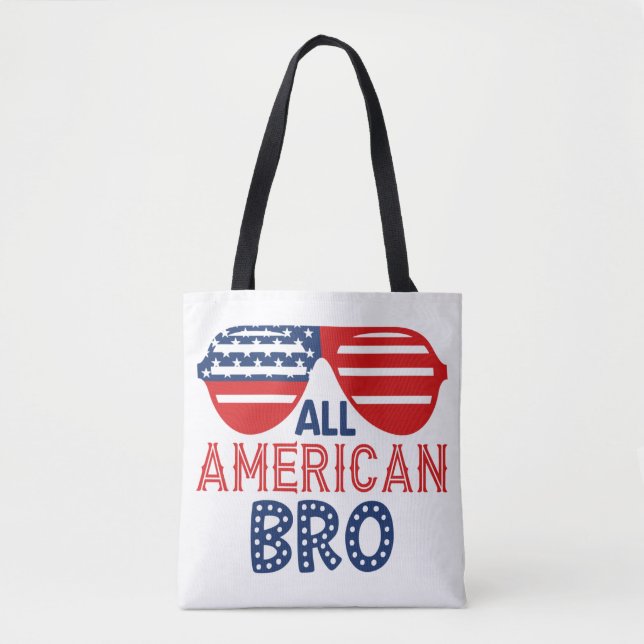 Tote Bag Tout frère américain  (Devant)