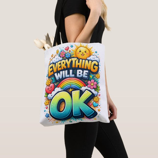 Tote Bag Tout Ira Bien (De près)
